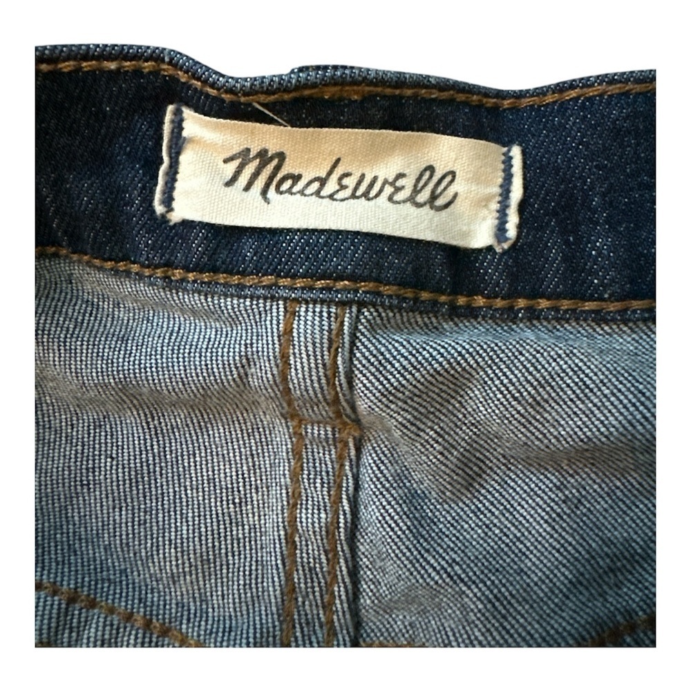 MADEWELL THE SLIM BOYJEANS RAW HEM STRAIGHT LEG DISTRESSED SIZE 26 - Picture 6 of 7